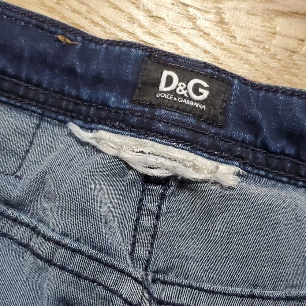 Dolce gabbana straight leg denim dark blue wash jeans - Picture 4 of 9